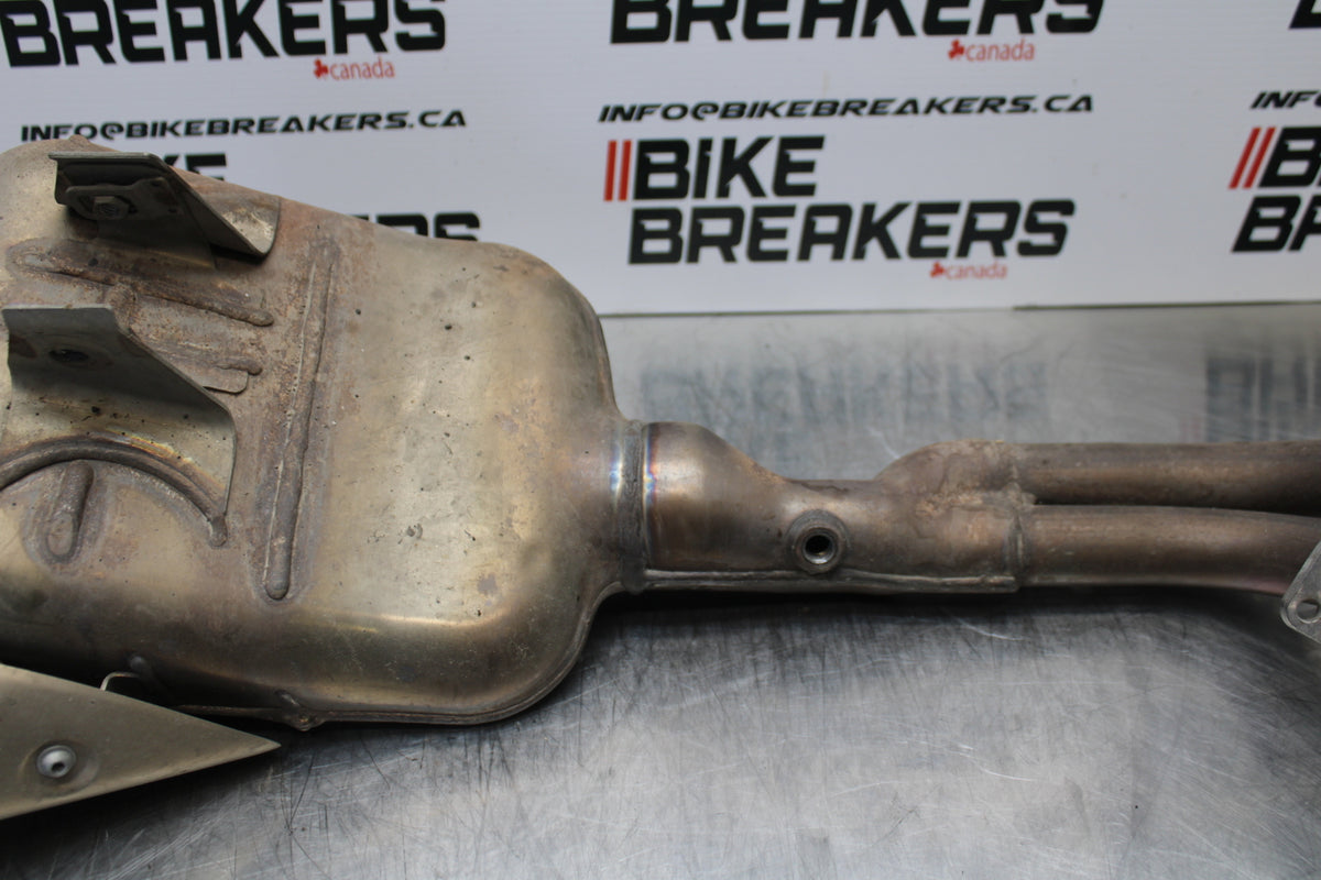 14-17 YAMAHA FZ07 FULL EXHAUST SYSTEM HEADERS PIPE MUFFLER BB162