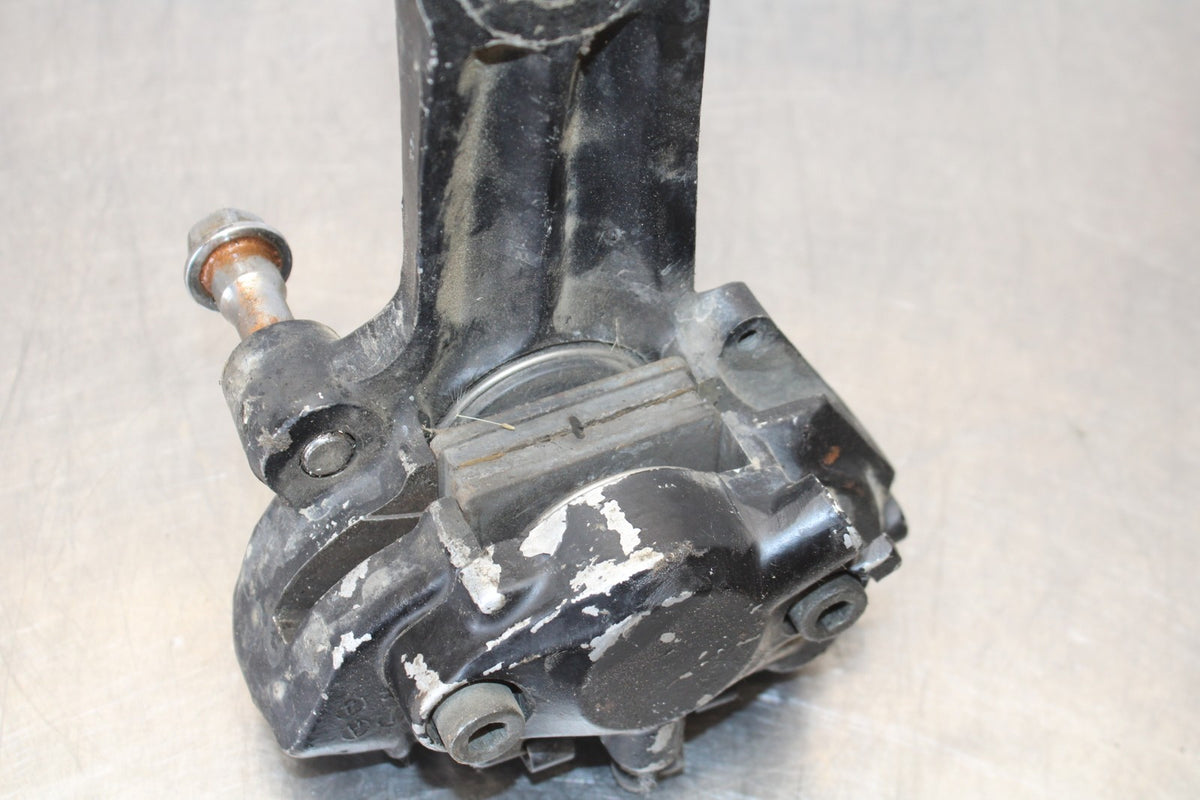 76-77 HONDA GOLDWING 1000 REAR BACK BRAKE CALIPER W MOUNT BRACKET BB171