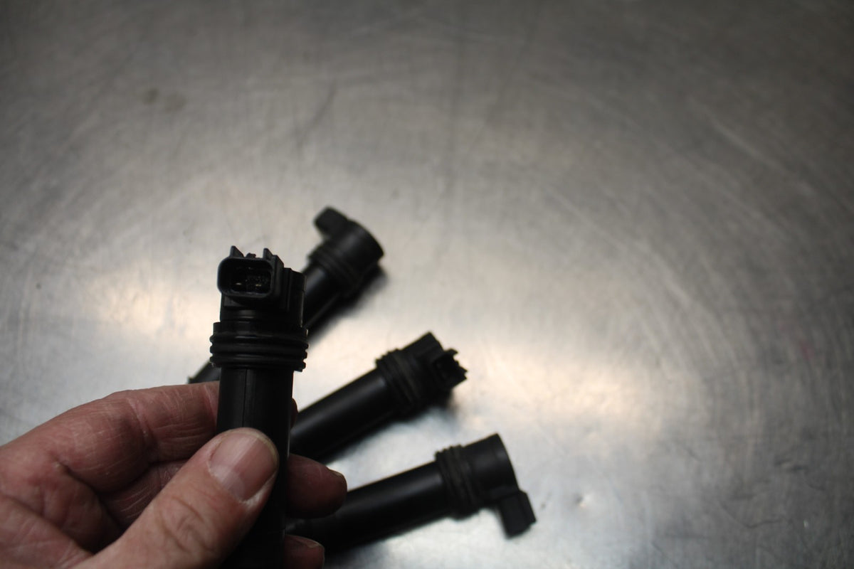 07-08 KAWASAKI NINJA ZX6R IGNITION COILS COIL SPARK PLUG CAPS 21171-1282 BB855