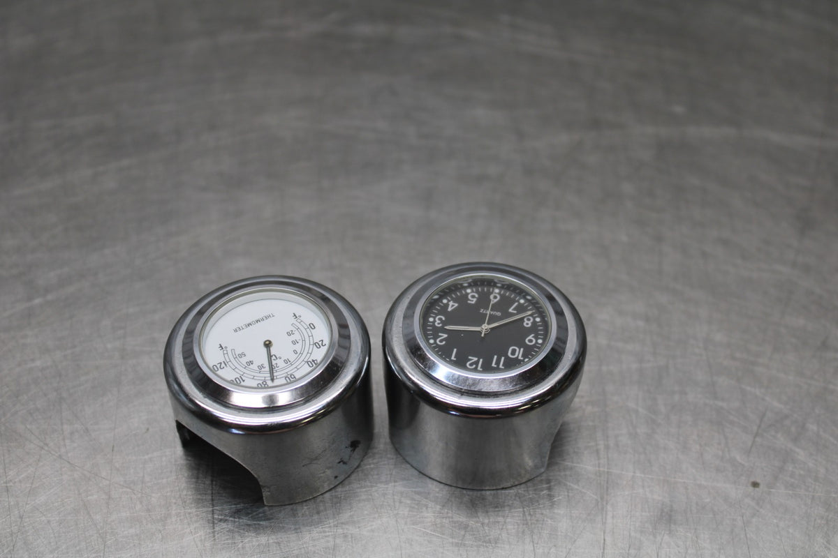 05-09 SUZUKI BOULEVARD C90 CLOCK TEMP GAUGES METER SET PAIR BB918