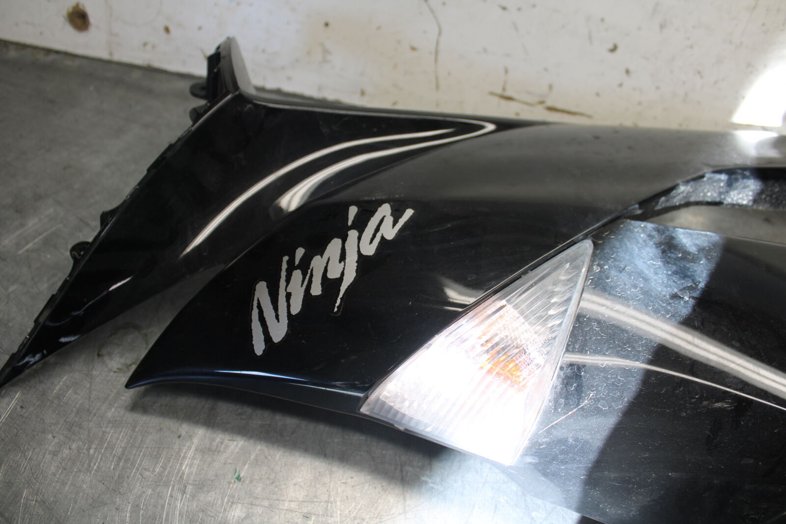 09-12 KAWASAKI NINJA ZX6R LEFT LOWER MID UPPER SIDE FAIRING COWL BB698