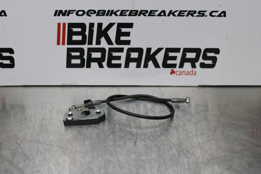 08 MOTO GUZZI BREVA 750 REAR PASSENGER SEAT LATCH LOCK ASSEMBLY BB154