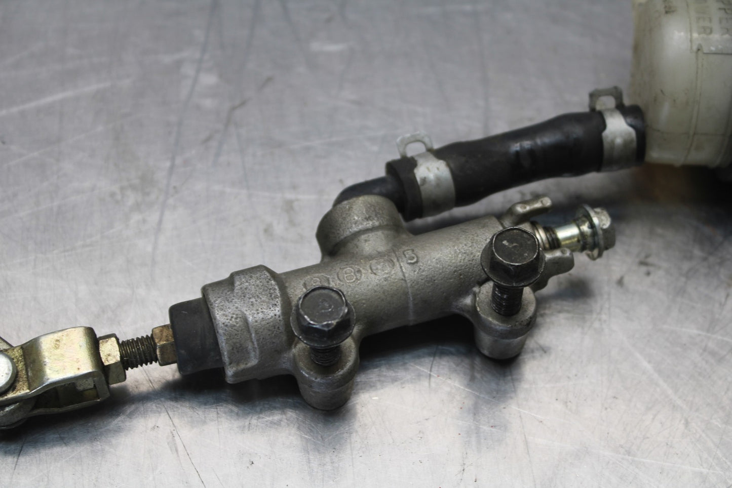 03-08 KAWASAKI VULCAN 1600 REAR BACK BRAKE MASTER CYLINDER W RESERVOIR BB196