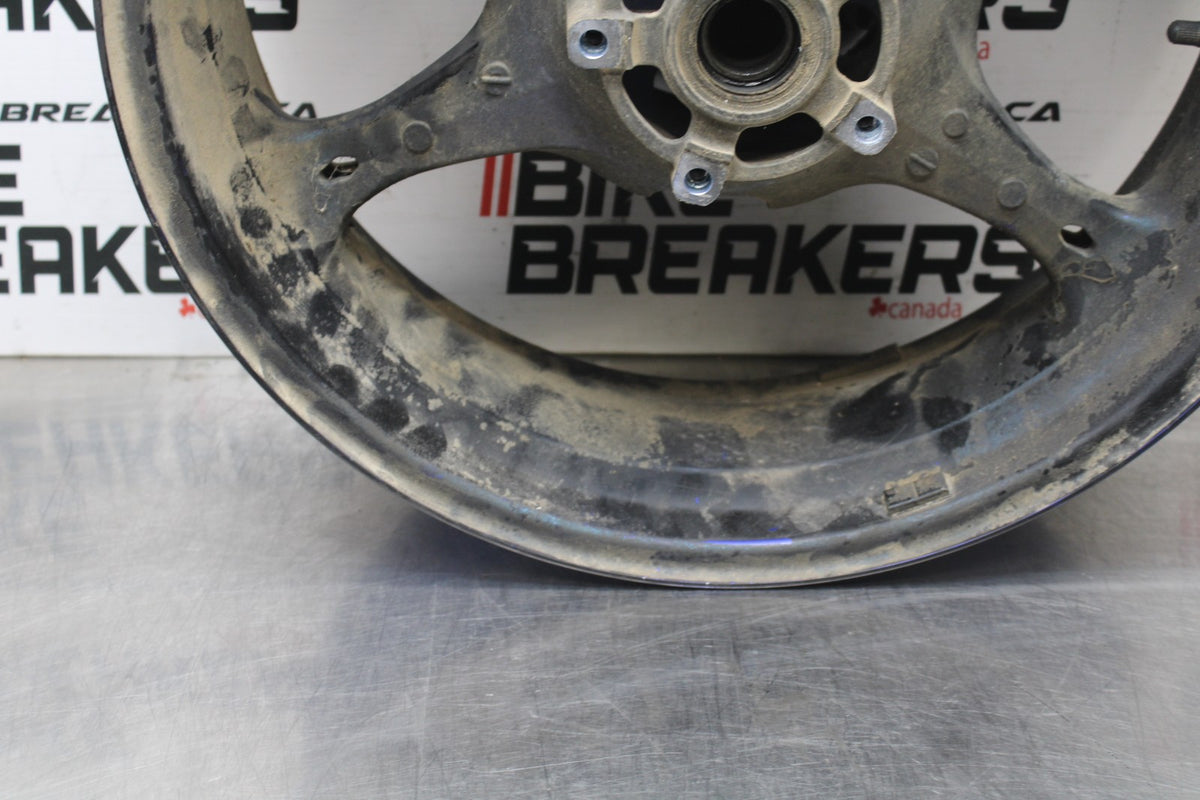 06-07 SUZUKI GSXR600 REAR WHEEL BACK RIM & ROTOR BB836