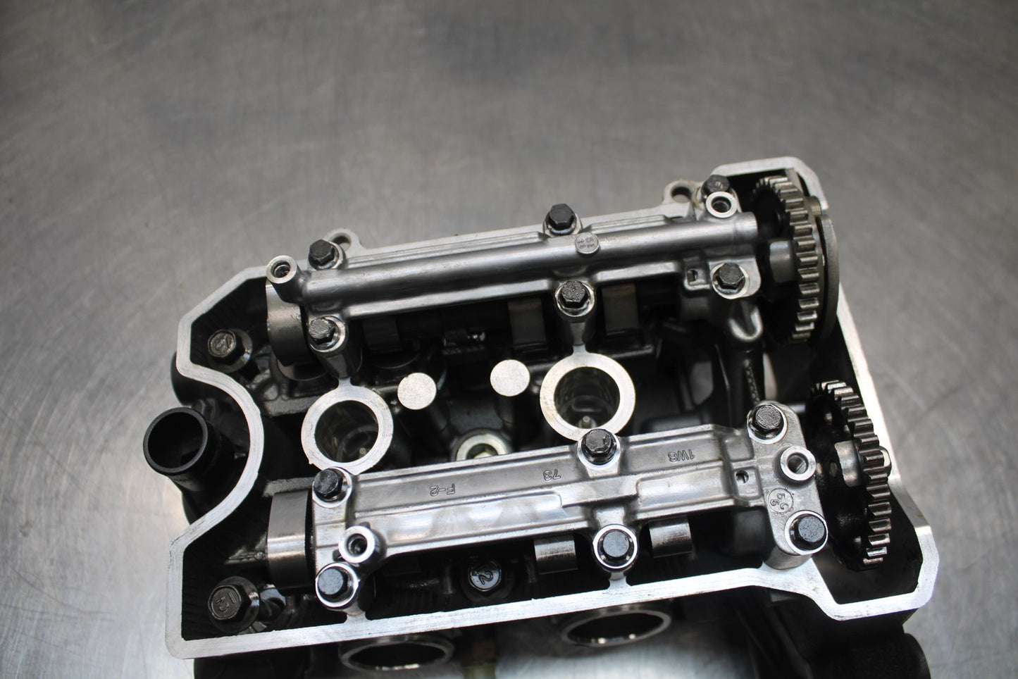 14-17 YAMAHA FZ07 7800km ENGINE TOP END CYLINDER HEAD BB766