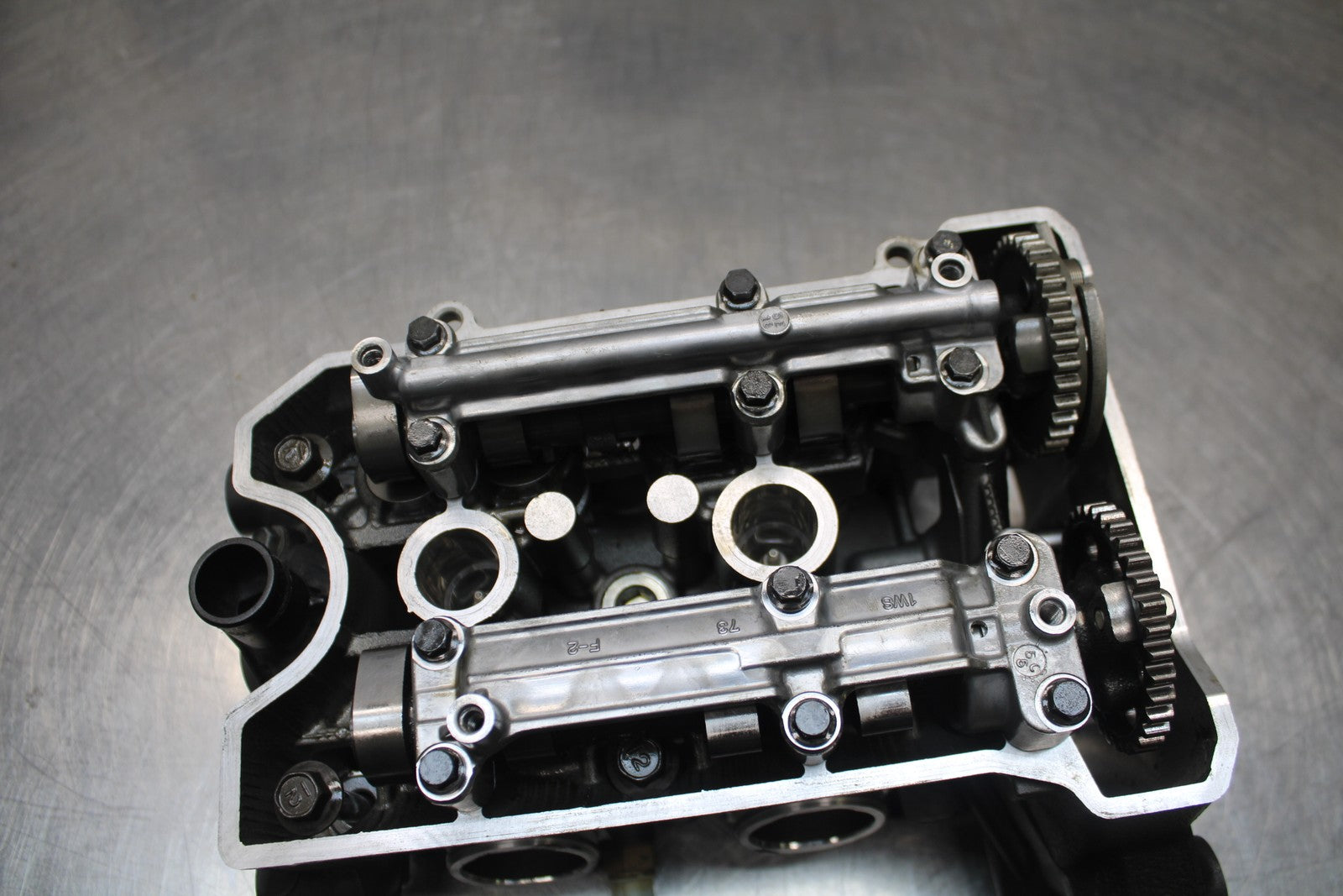 14-17 YAMAHA FZ07 7800km ENGINE TOP END CYLINDER HEAD BB766