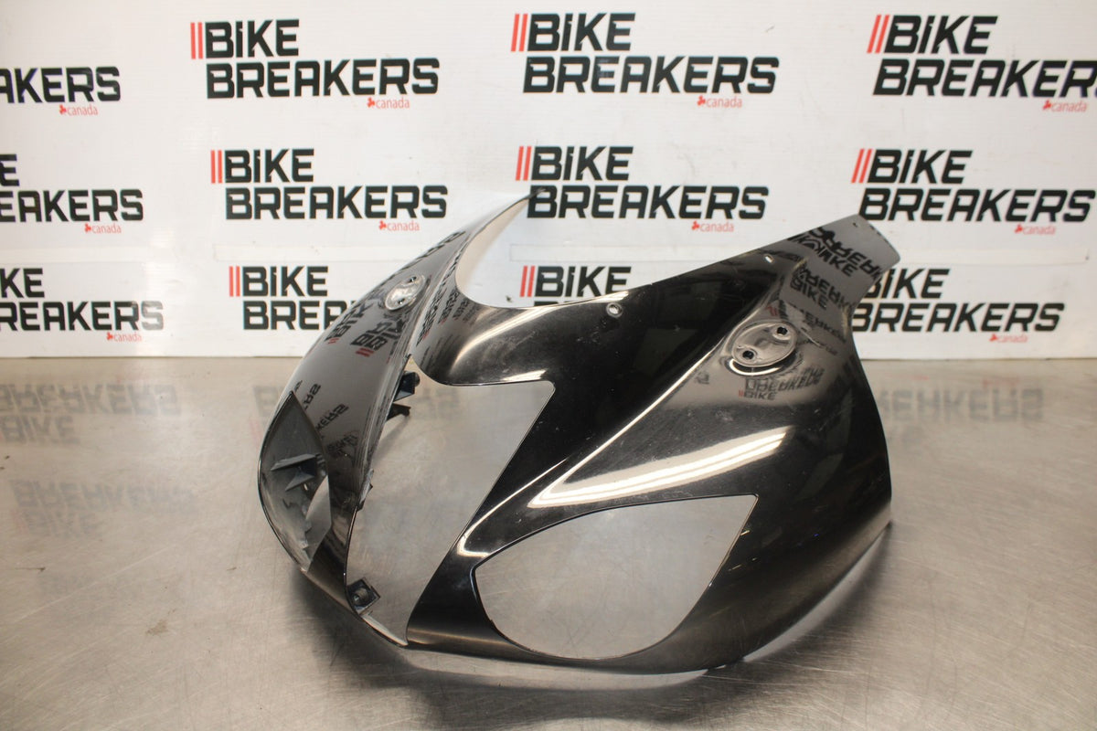 07-08 KAWASAKI NINJA ZX6R FRONT UPPER NOSE FAIRING COWL SHROUD BB937
