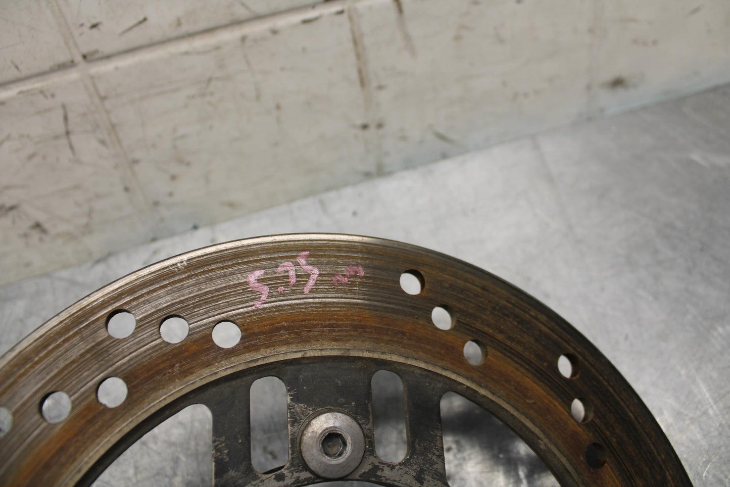 00-01 KAWASAKI ZZR600 REAR ROTOR BACK BRAKE DISC BOLT BB31