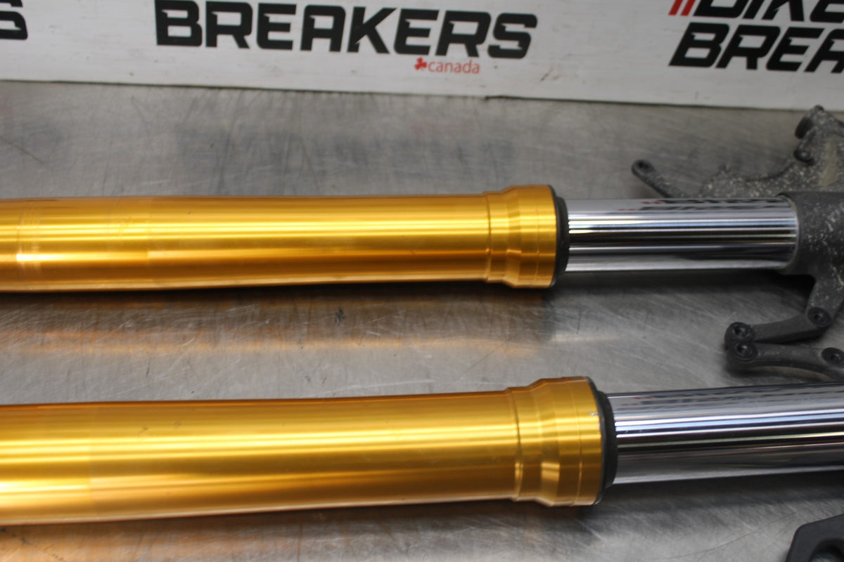 17 YAMAHA YZF R6 FRONT FORKS SHOCK SUSPENSION SET PAIR BB922