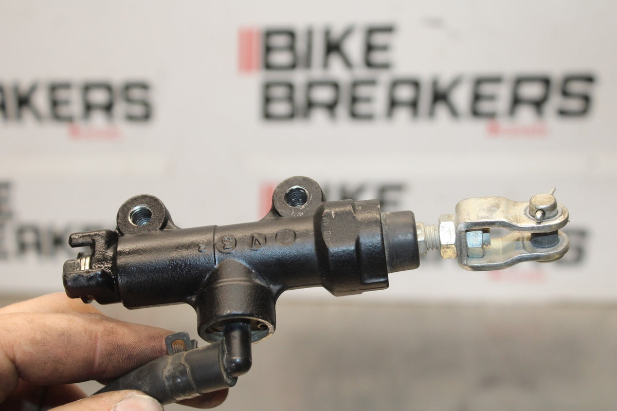 08 KAWASAKI ZX6R REAR BACK BRAKE MASTER CYLINDER W RESERVOIR BB896