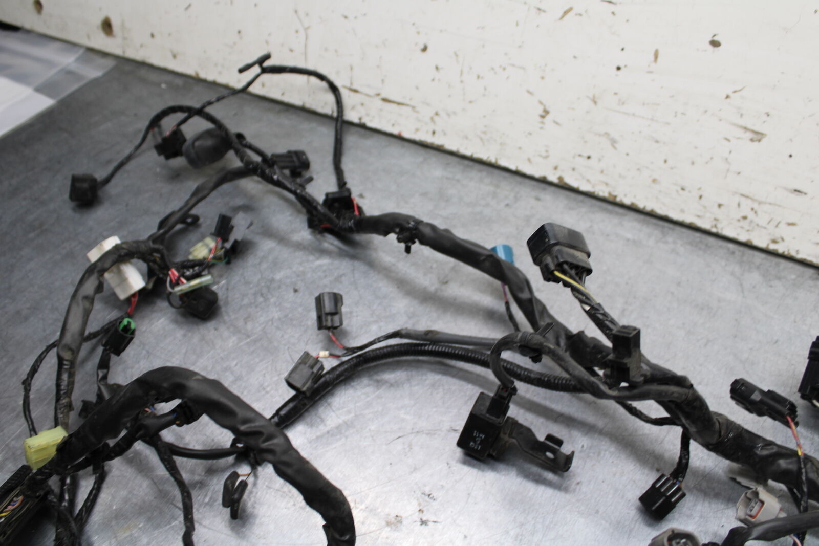 14-15 KAWASAKI NINJA 650 EX650F ABS MAIN ENGINE WIRING HARNESS WIRE LOOM BB741