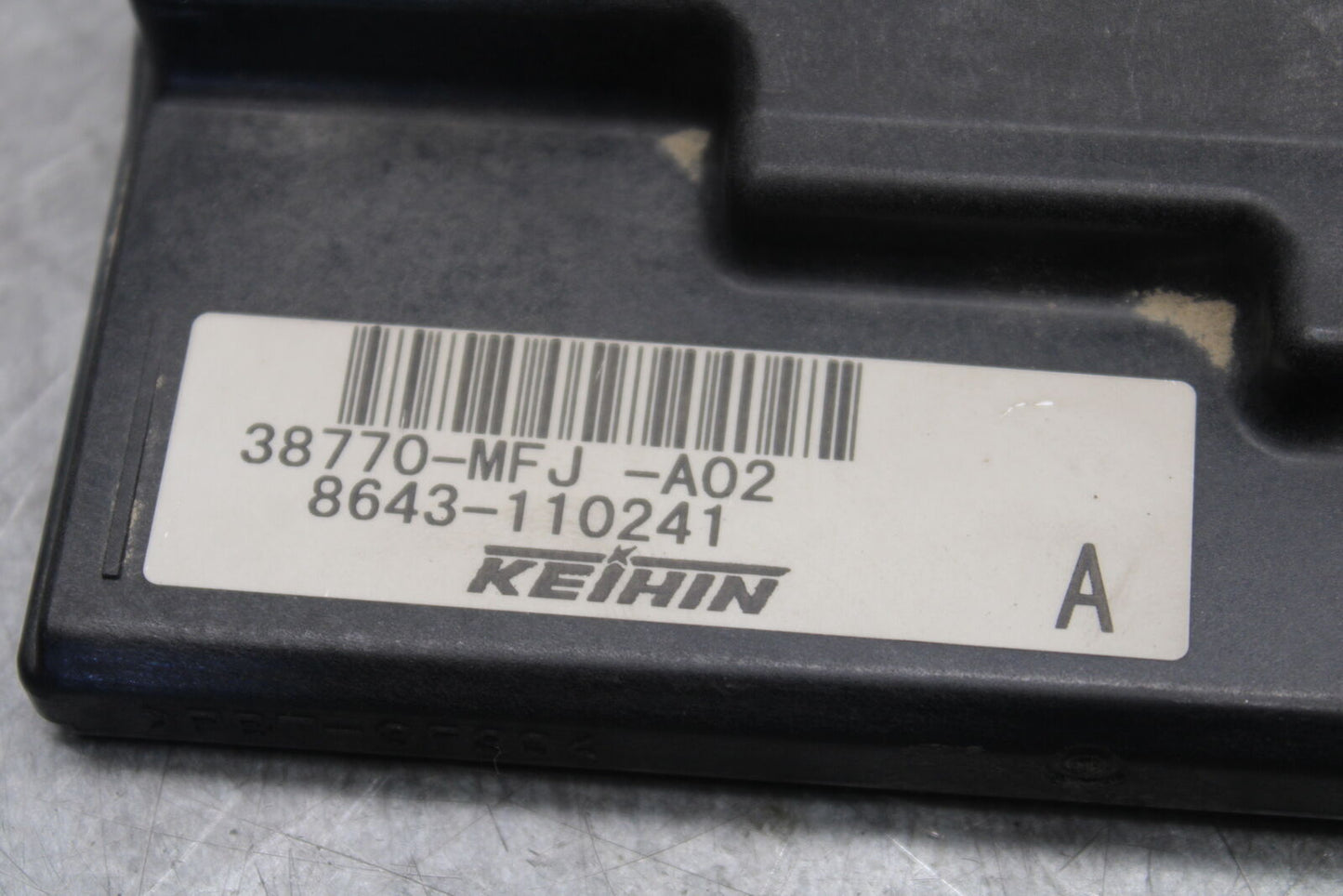 07-12 HONDA CBR600RR ECU COMPUTER CONTROLLER UNIT BLACK BOX ECM CDI BB672