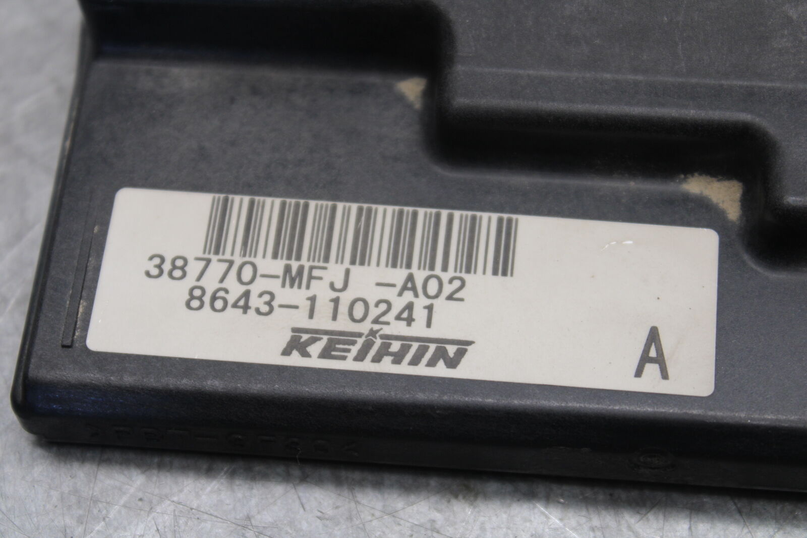 07-12 HONDA CBR600RR ECU COMPUTER CONTROLLER UNIT BLACK BOX ECM CDI BB672