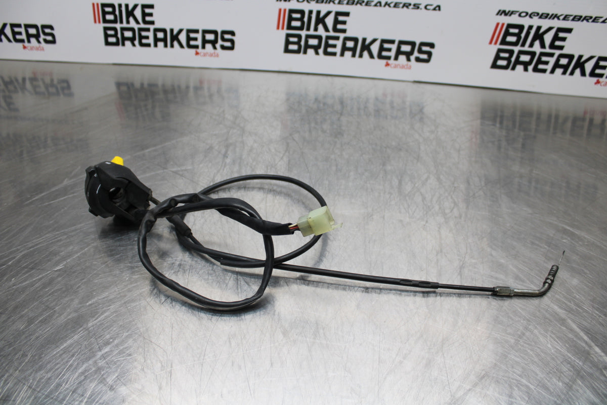 08 MOTO GUZZI BREVA 750 LEFT CLIP ON HANDLE HORN SIGNALS SWITCH SWITCHES BB154