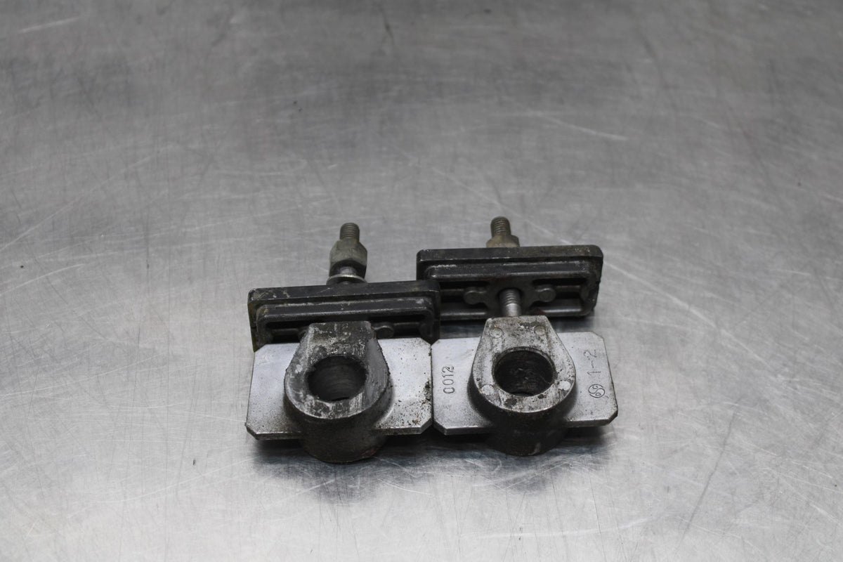 06 KAWASAKI Z750 SWINGARM CHAIN TENSIONER ADJUSTMENT BRACKETS  BB837