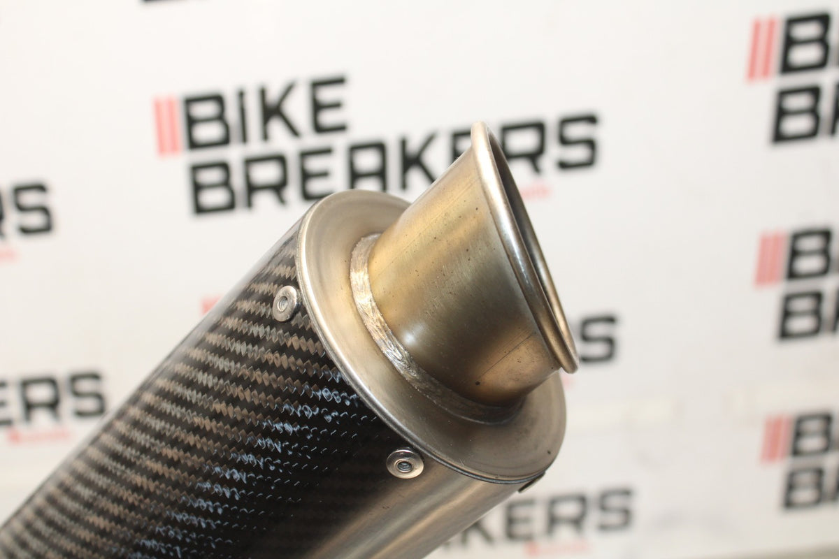 13-18 KAWASAKI NINJA ZX6R MGP CARBON FIBER EXHAUST PIPE MUFFLER SLIP ON BB915