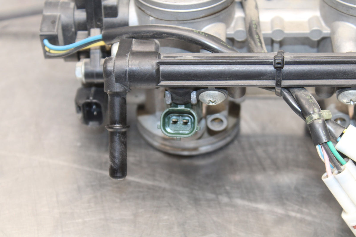 08 KAWASAKI NINJA 650 EX650 MAIN FUEL INJECTORS / THROTTLE BODIES BB797