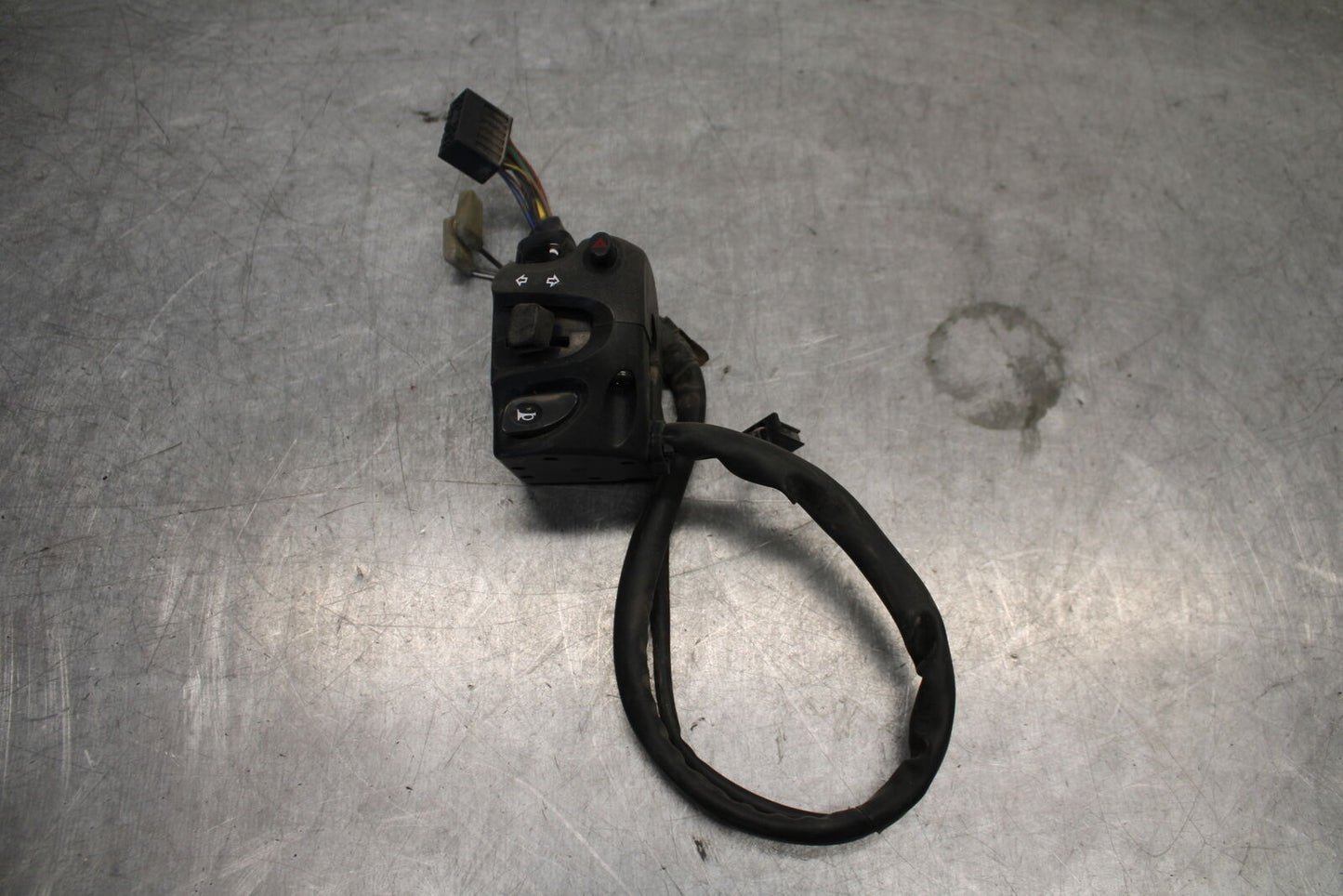 07-09 YAMAHA FZ6 LEFT CLIP ON HANDLE HORN SIGNALS SWITCH SWITCHES BB713