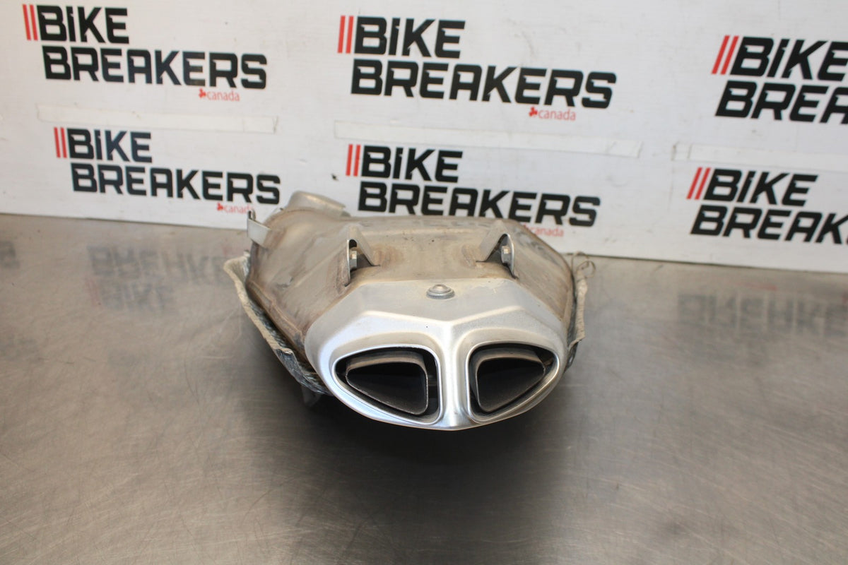 07-08 KAWASAKI NINJA ZX6R EXHAUST PIPE MUFFLER SLIP ON CAN SILENCER BB937