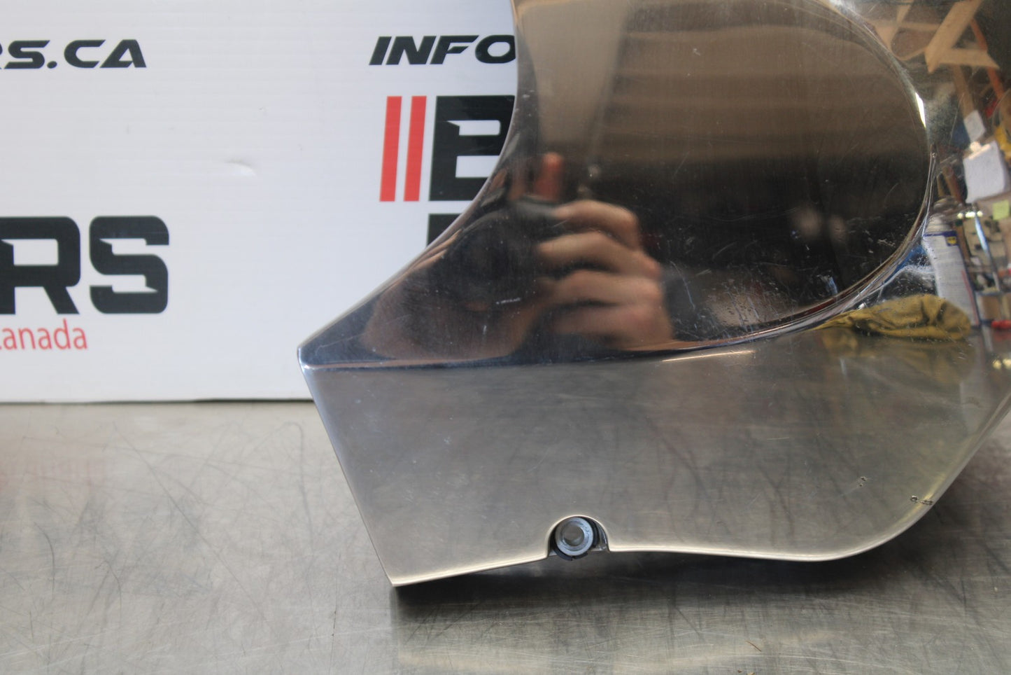 05-06 VICTORY KINGPIN DELUXE ENGINE SPROCKET BELT COVER BB195