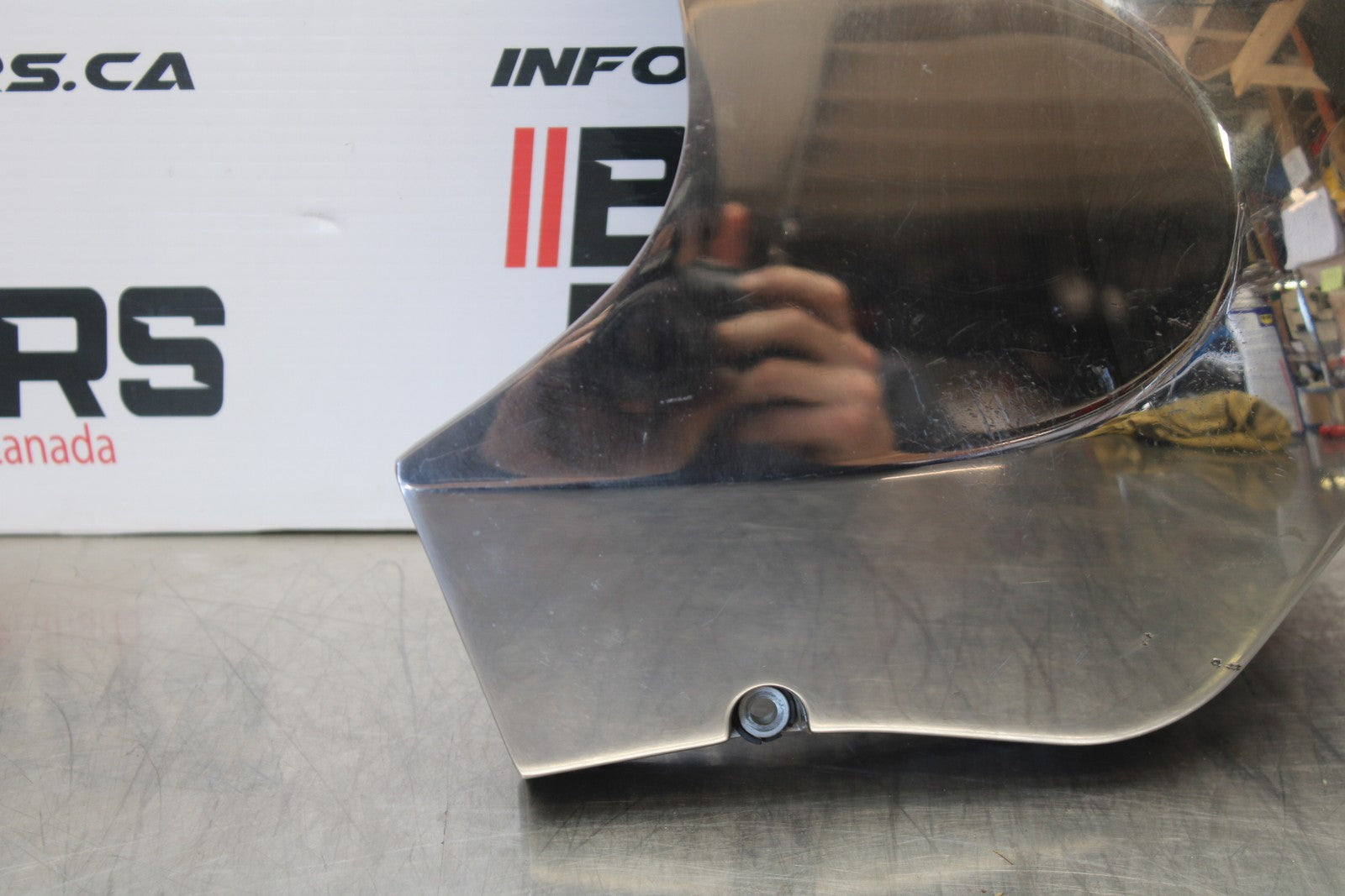 05-06 VICTORY KINGPIN DELUXE ENGINE SPROCKET BELT COVER BB195