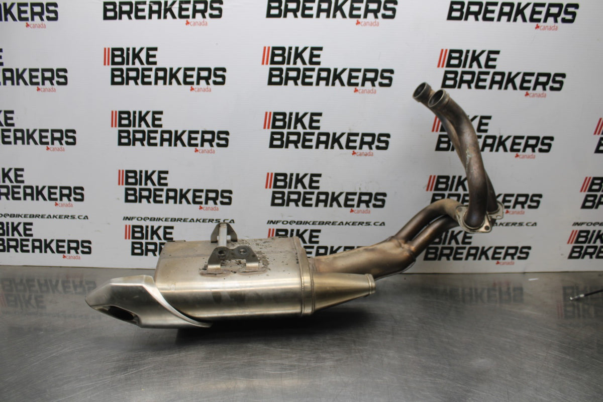 12-16 KAWASAKI NINJA 650 EX650F ABS FULL EXHAUST SYSTEM PIPE MUFFLER  BB860