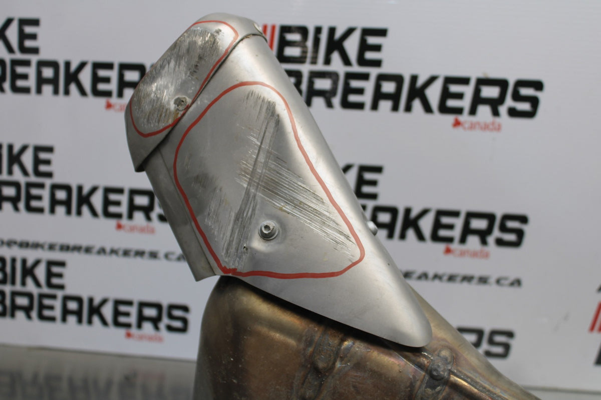 22-25 YAMAHA YZF R7 FULL EXHAUST SYSTEM HEADERS PIPE MUFFLER BB176