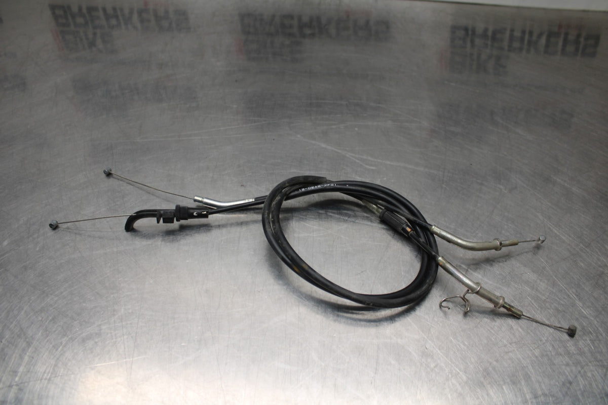 13 KAWASAKI NINJA 650 EX650F ABS THROTTLE CABLES LINES BB828