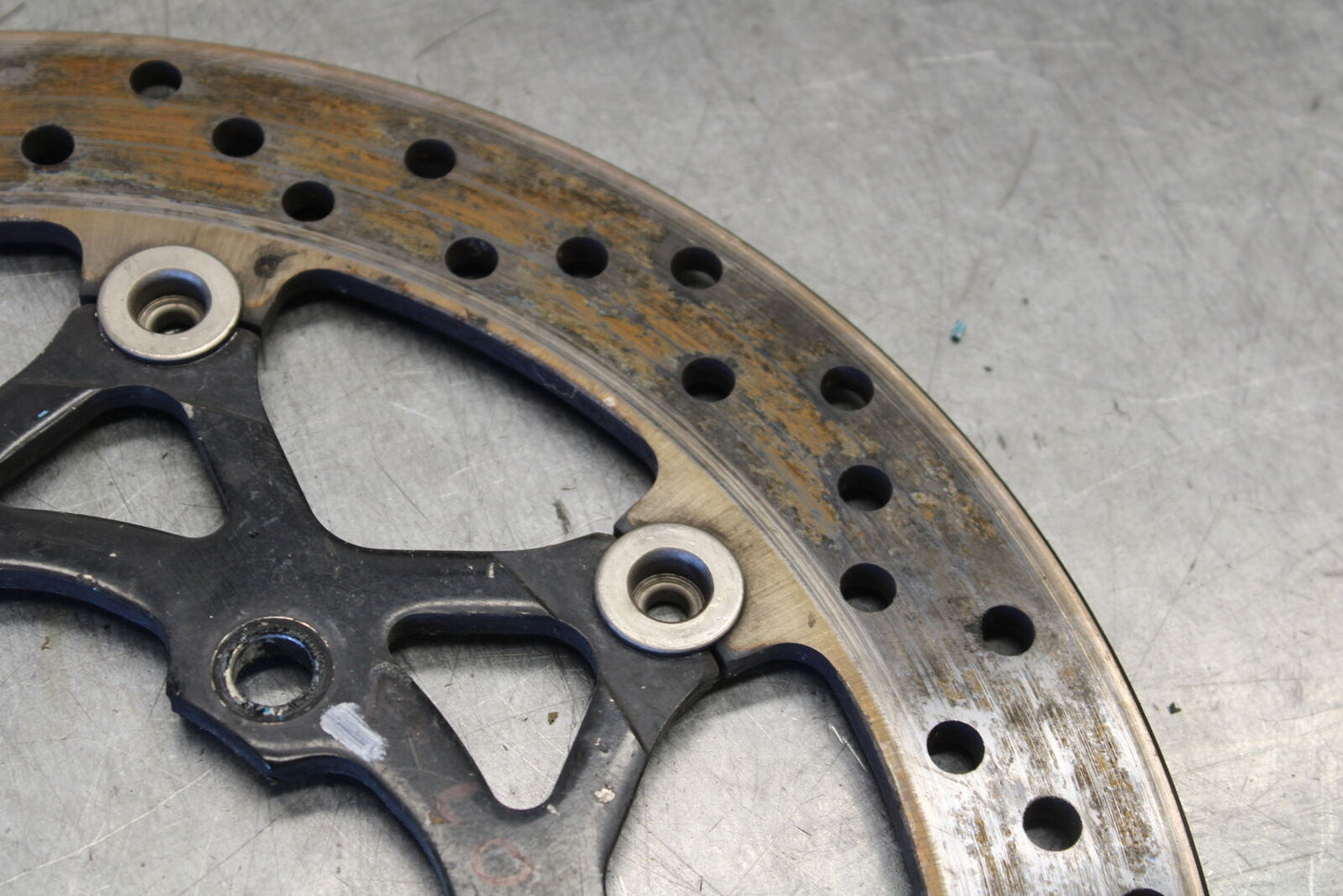 05-06 SUZUKI GSXR1000 FRONT LEFT RIGHT BRAKE ROTORS DISCS 59210-41G00 BB677