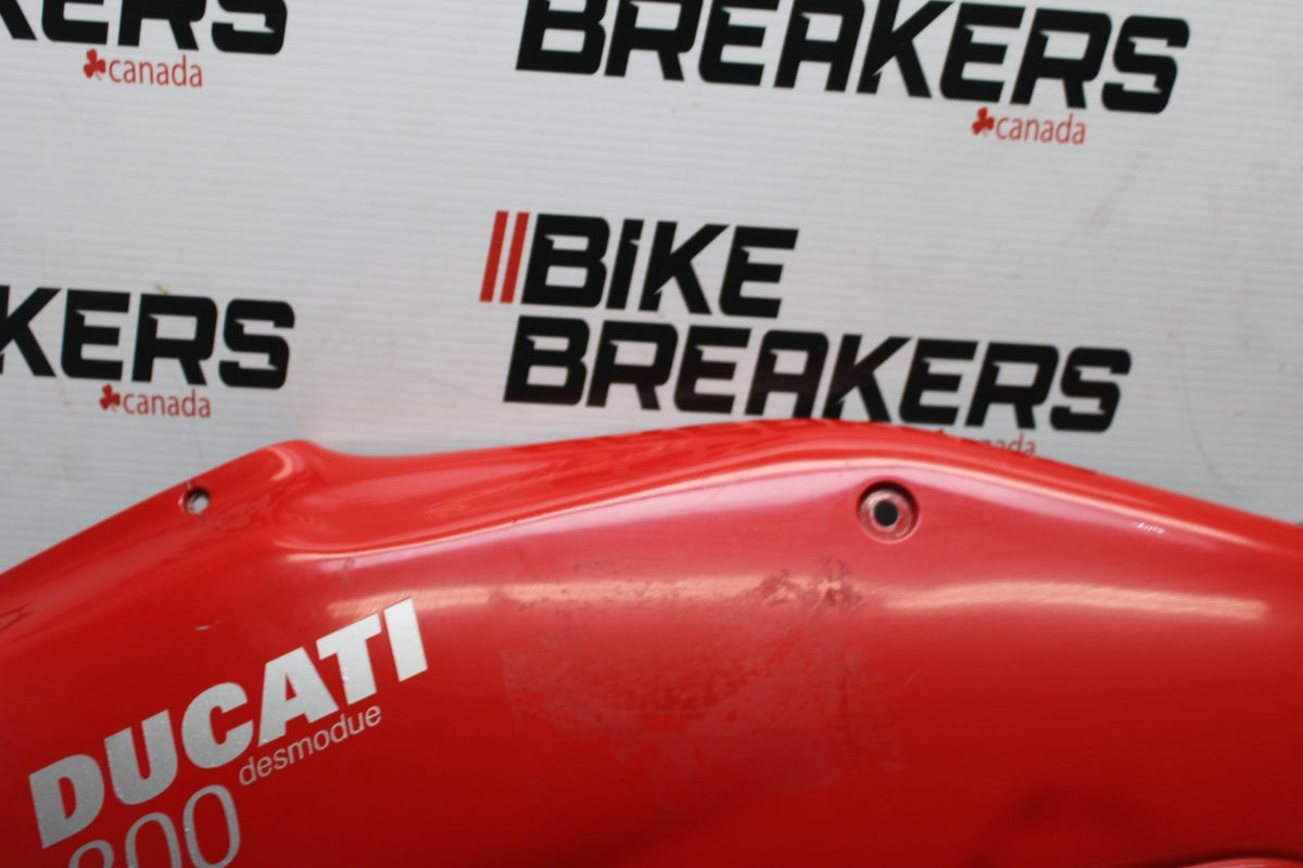 05 DUCATI SUPERSPORT 800 LEFT FRONT UPPER MID SIDE FAIRING COWL PLASTIC BB913