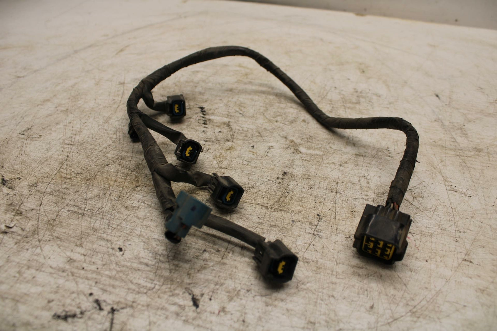 08 YAMAHA YZF R6 2c0 IGNITION COIL WIRING HARNESS WIRE LOOM BB365