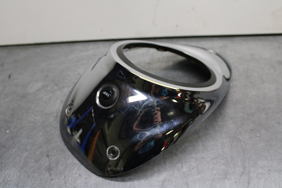 02-03 YAMAHA V STAR 1100 GAS TANK CAP COVER TRIM PANELCOWL FAIRING BB124