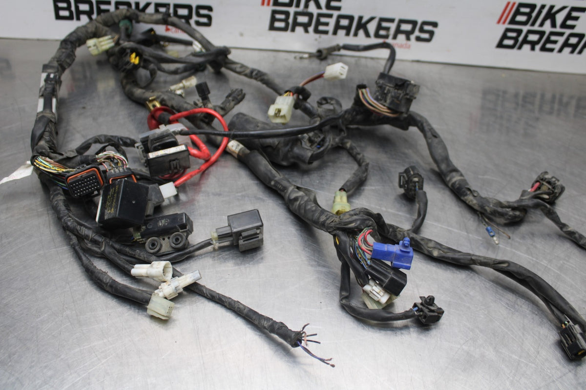08-16 YAMAHA YZF R6 MAIN ENGINE WIRING HARNESS MOTOR WIRE LOOM BB798