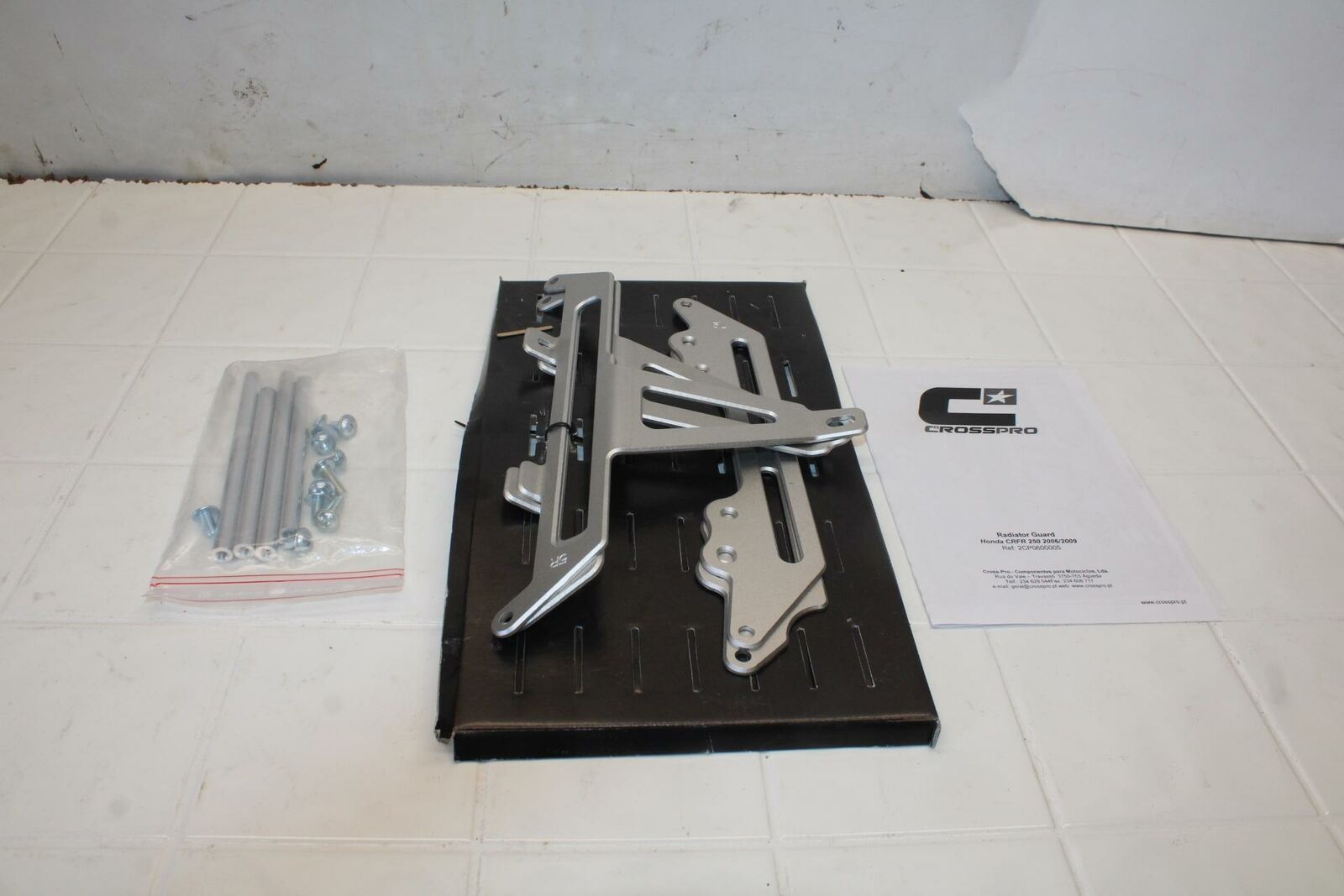 06-09 HONDA CRF250R CROSSPRO RADIATOR GUARD SHIELD