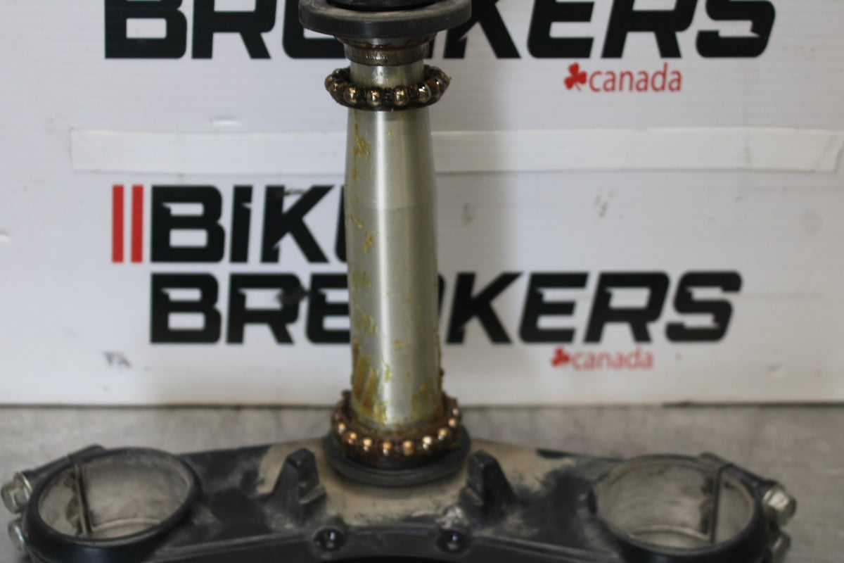 00-05 KAWASAKI NINJA ZX12R FRONT FORKS CLAMP LOWER TRIPLE TREE STEM BB892