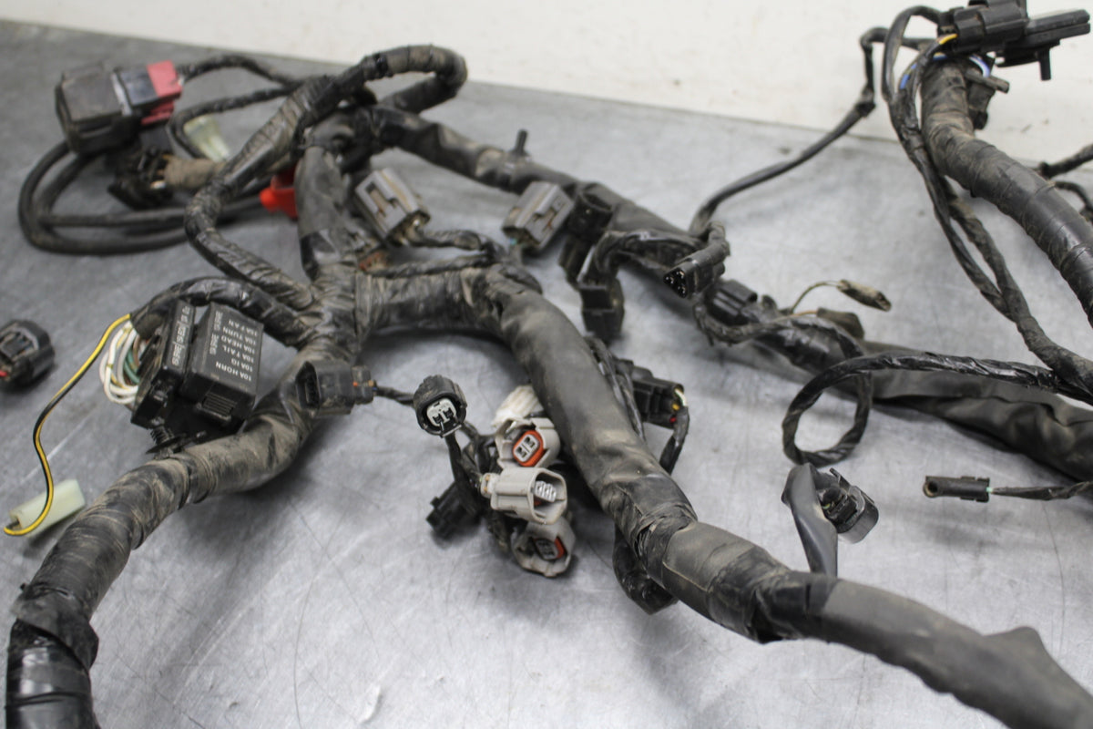 07-09 KAWASAKI VERSYS 650 MAIN ENGINE WIRING HARNESS MOTOR WIRE LOOM BB125
