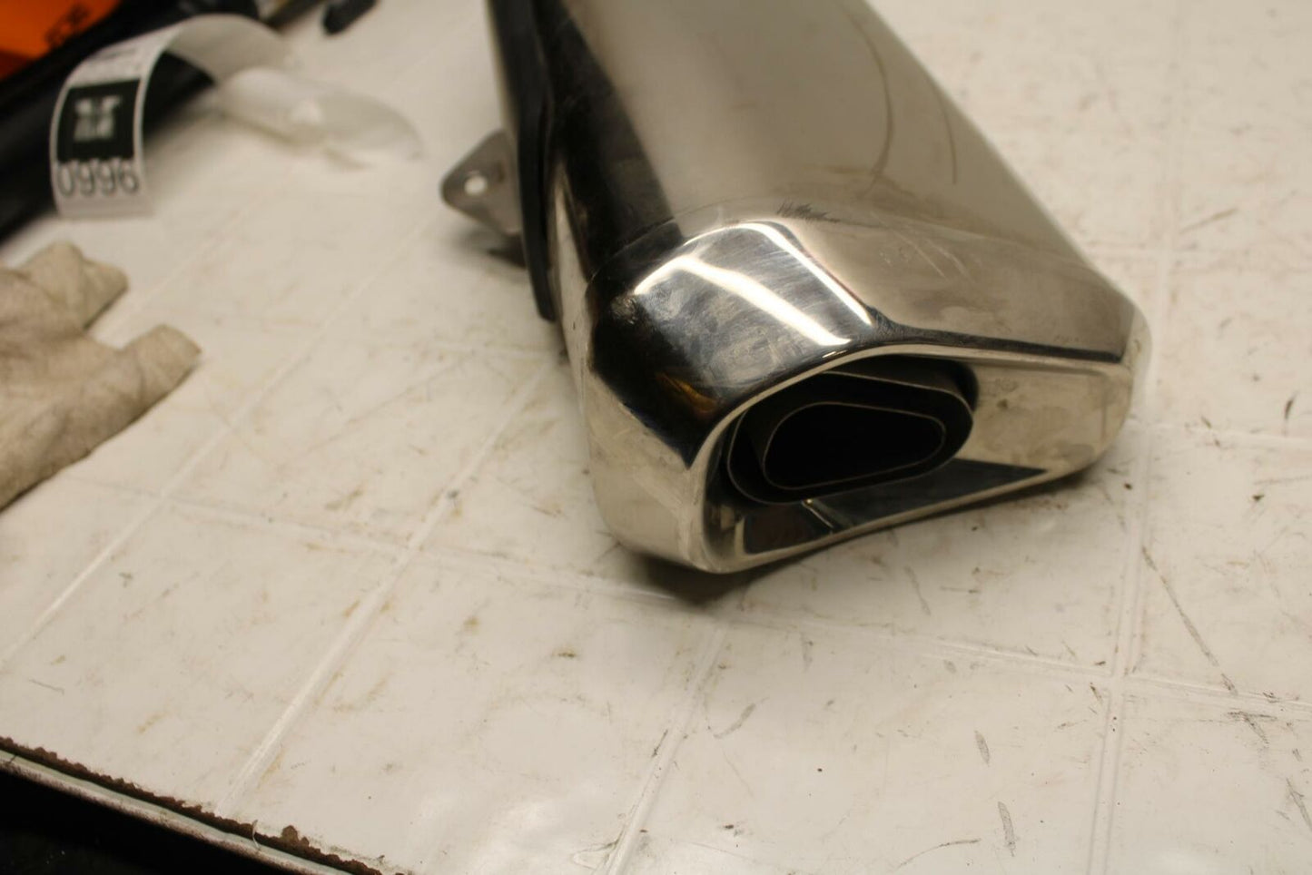 19-20 KAWASAKI NINJA ZX6R EXHAUST PIPE MUFFLER SLIP ON CAN SILENCER BB407