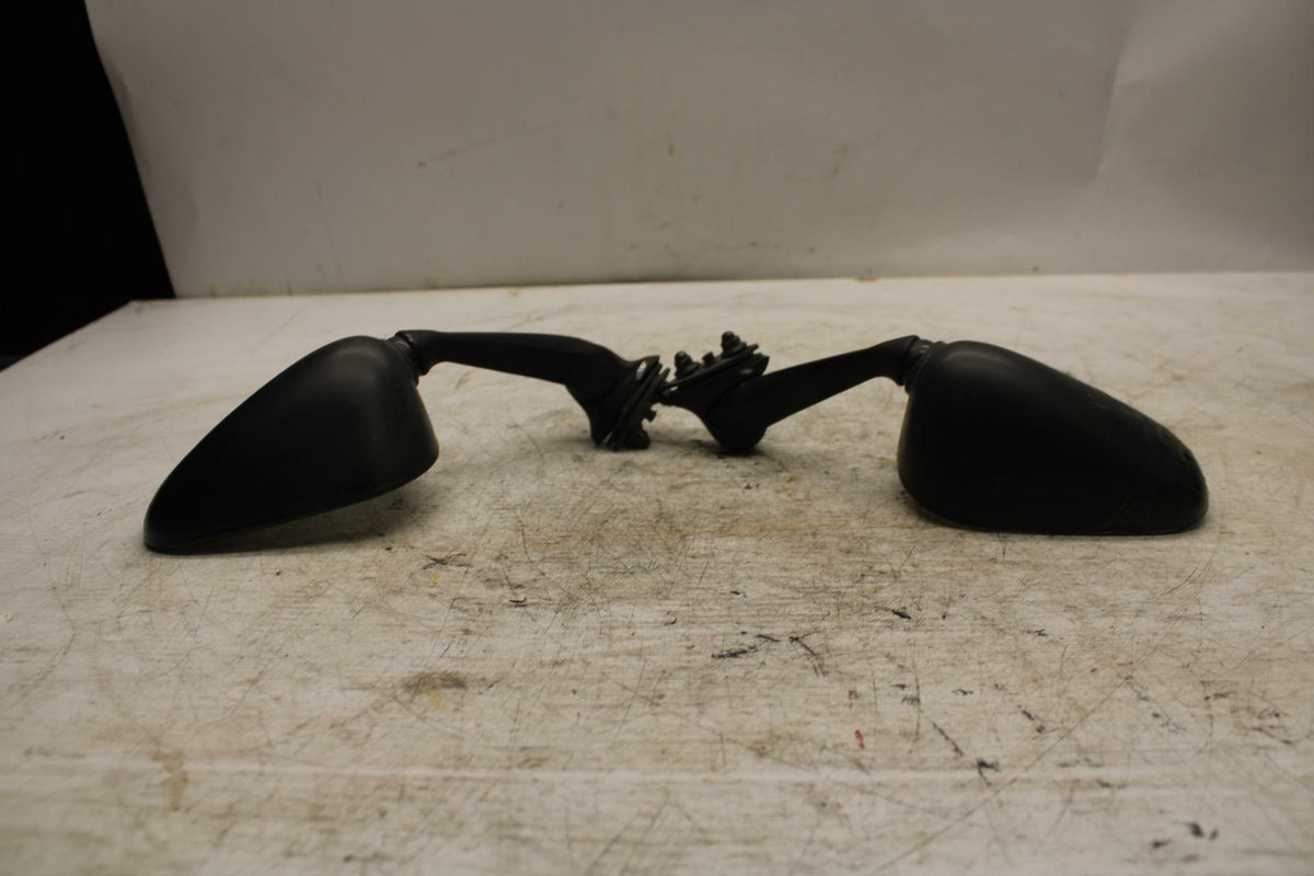 08 YAMAHA YZF R6 2c0 REAR VIEW MIRROR SET PAIR MIRRORS BB365