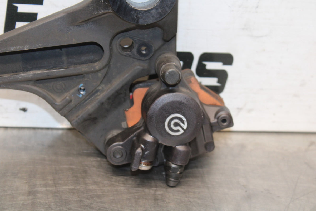 10-11 BMW S1000RR REAR BACK BRAKE CALIPER W MOUNT BRACKET BB941