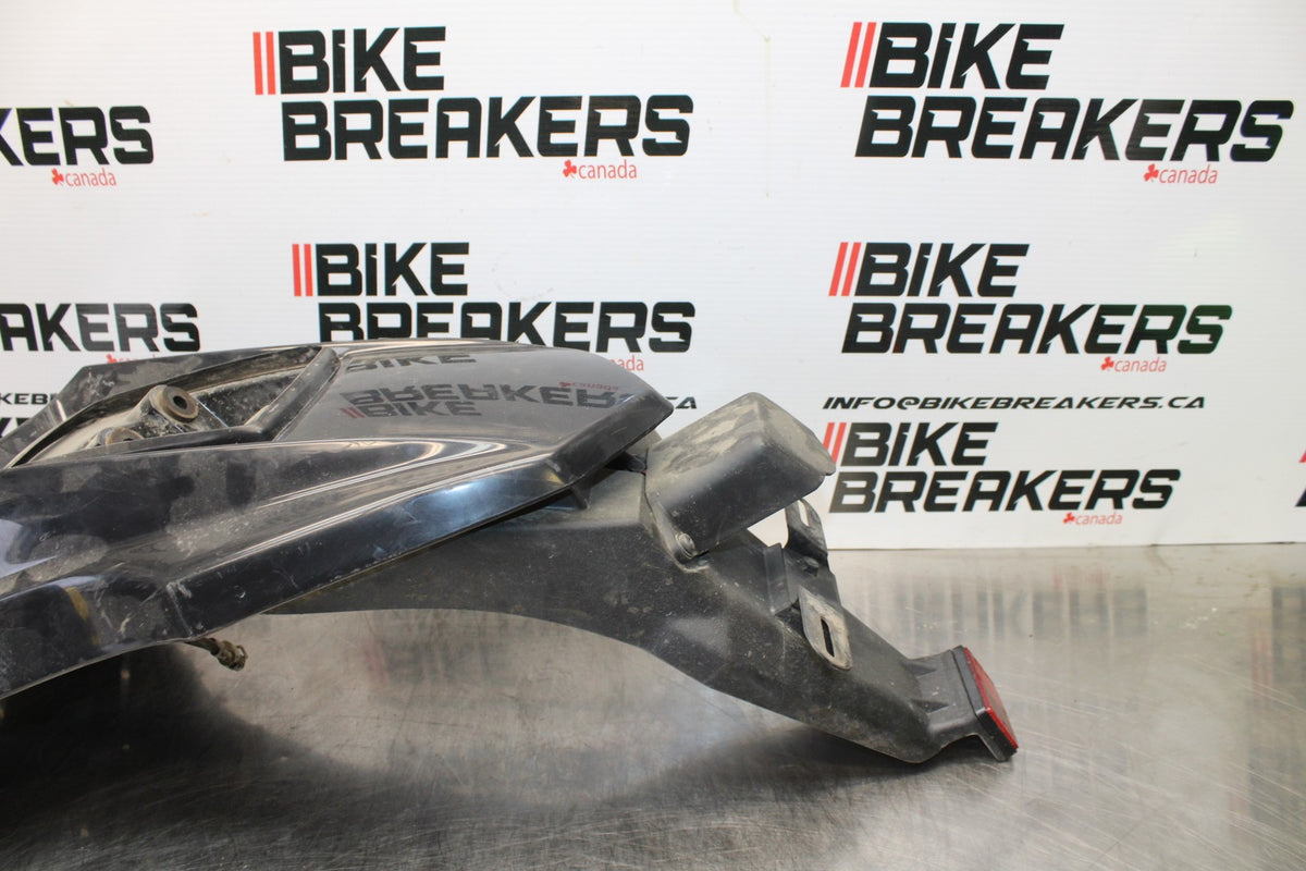 08-18 KAWASAKI KLR650 REAR BACK FENDER MUD GUARD BB183