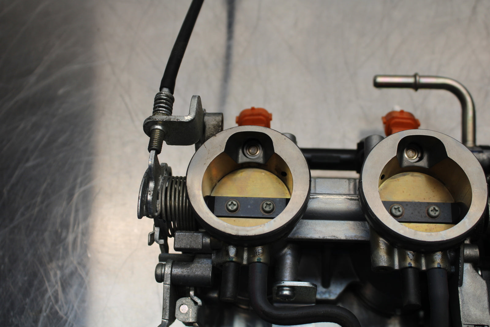 13-17 KAWASAKI NINJA ZX6R ZX636 ABS MAIN FUEL INJECTORS / THROTTLE BODIES BB143