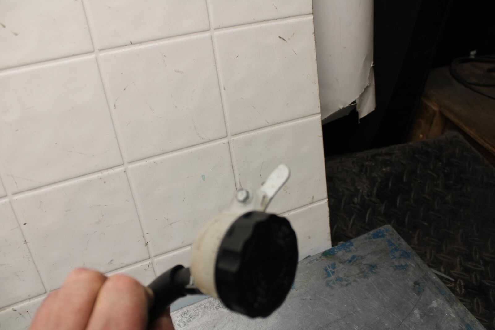 08-09 KAWASAKI NINJA ZX14R REAR BACK BRAKE MASTER CYLINDER W RESERVOIR BB73