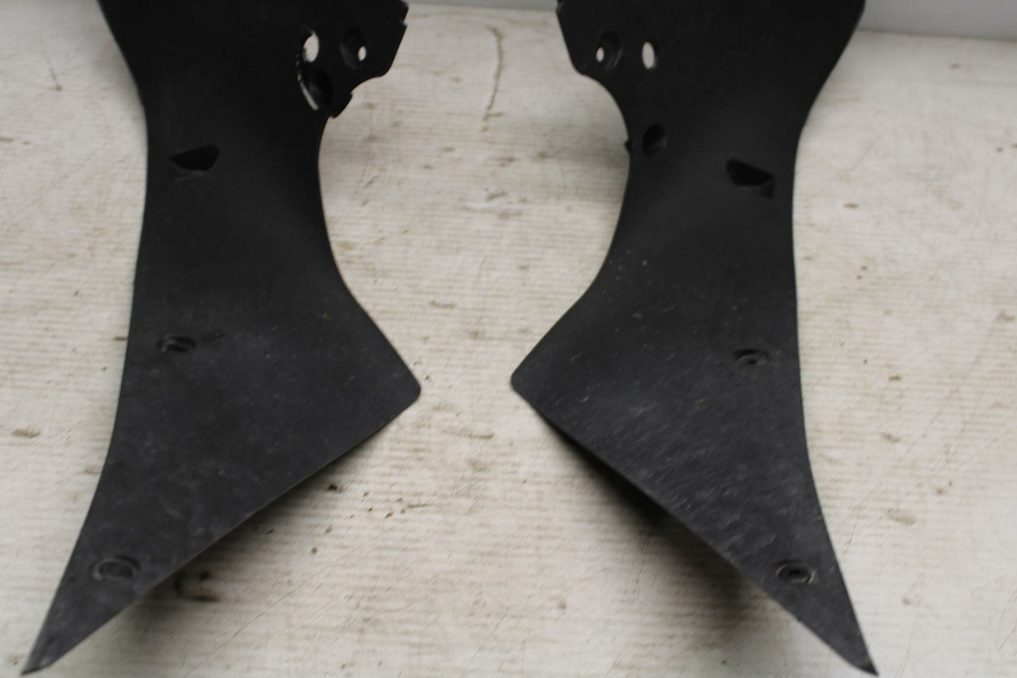 13-18 KAWASAKI NINJA ZX6R RIGHT LEFT INNER FAIRINGS COWLS PANELS TRIMS BB304