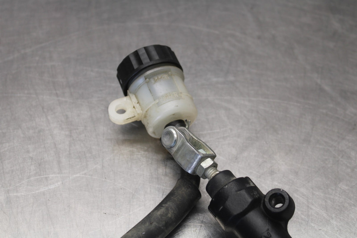 08 KAWASAKI ZX6R REAR BACK BRAKE MASTER CYLINDER W RESERVOIR BB896