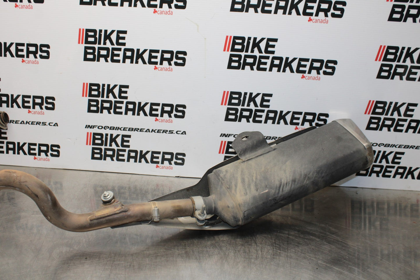13-17 KAWASAKI NINJA 300 EX300 FULL EXHAUST SYSTEM HEADERS PIPE MUFFLER  BB187