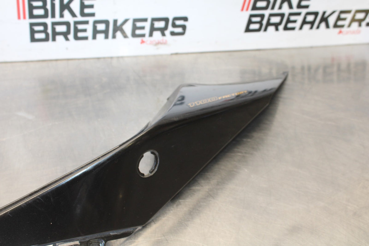 24 APRILIA TUONO V4 1100 FACTORY ABS LEFT REAR TAIL FAIRING COWL SHROUD BB887