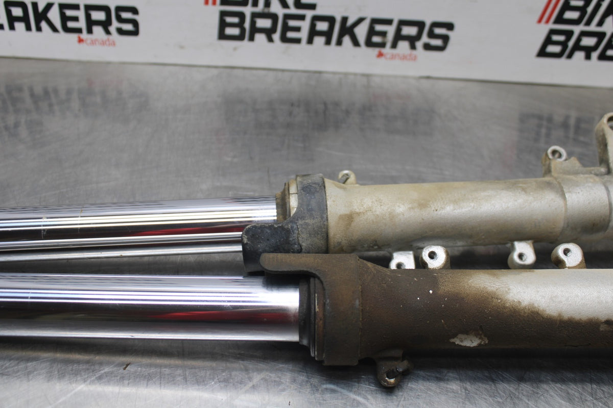 98-05 HONDA SUPER HAWK 1000 VTR1000F FRONT FORKS SHOCK SUSPENSION SET PAIR BB821