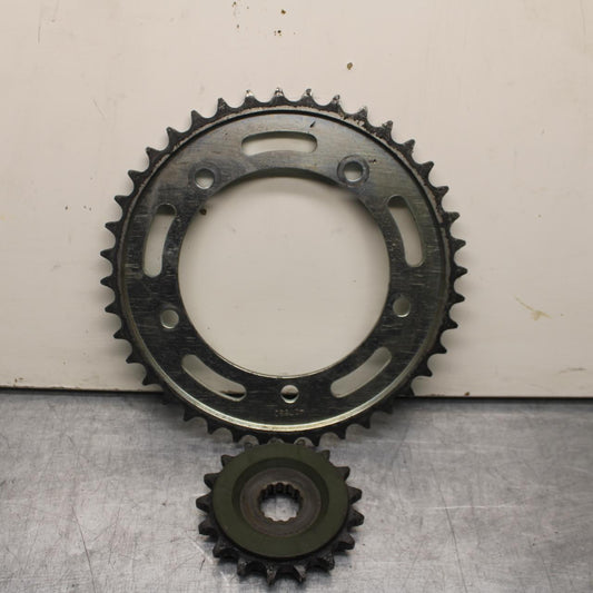 2003 Suzuki SV1000S FRONT AND REAR BACK SPROCKET BB85
