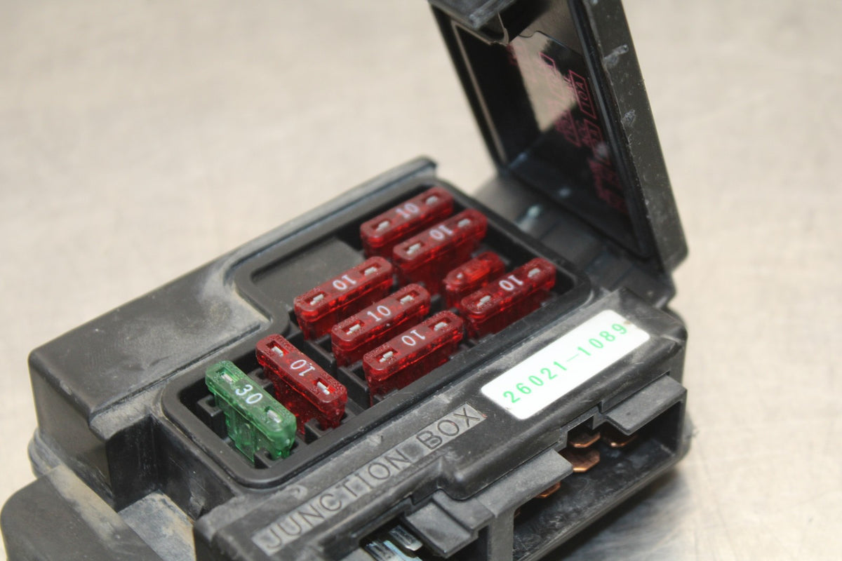 96 KAWASAKI NINJA 500 EX500A RELAY ASSEMBLY FUSE BOX BB768