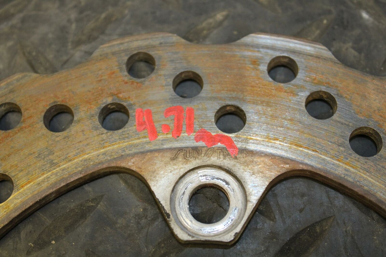 06-07 KAWASAKI NINJA ZX10R REAR ROTOR BACK BRAKE DISC BB186